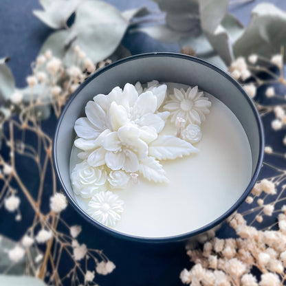 Sacred Blooms - 3D Floral Candle